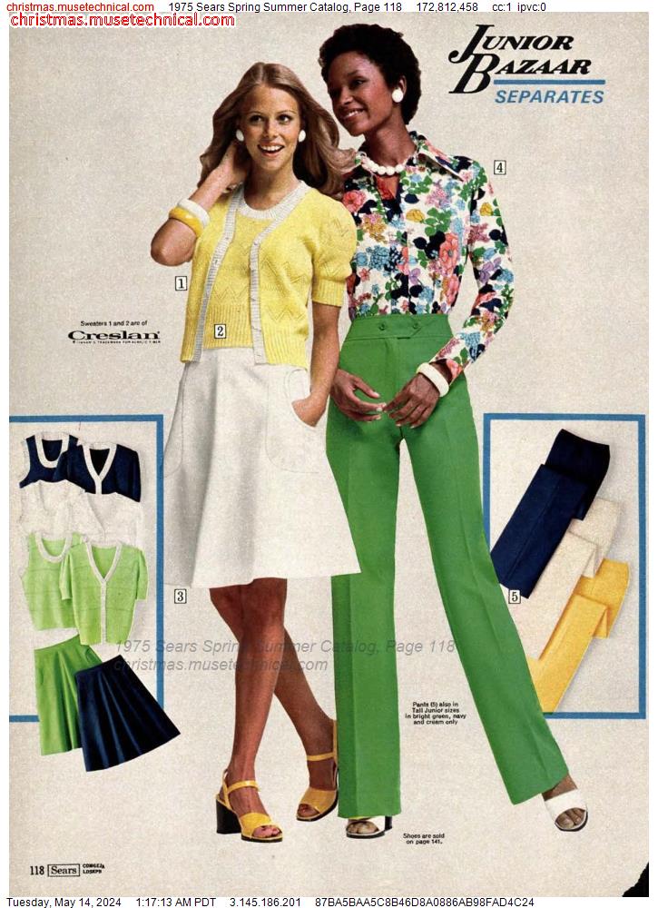 1975 Sears Spring Summer Catalog, Page 118