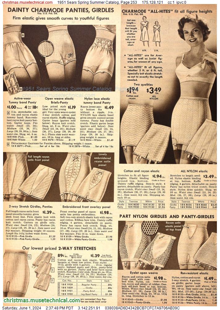 1951 Sears Spring Summer Catalog, Page 253