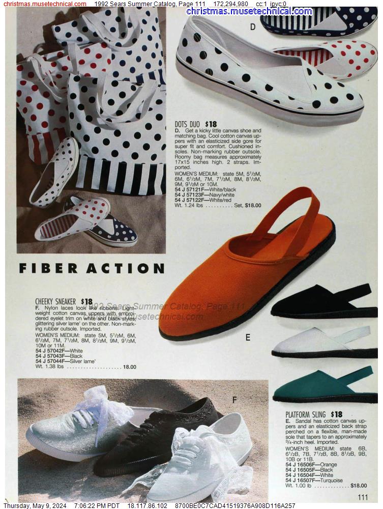 1992 Sears Summer Catalog, Page 111