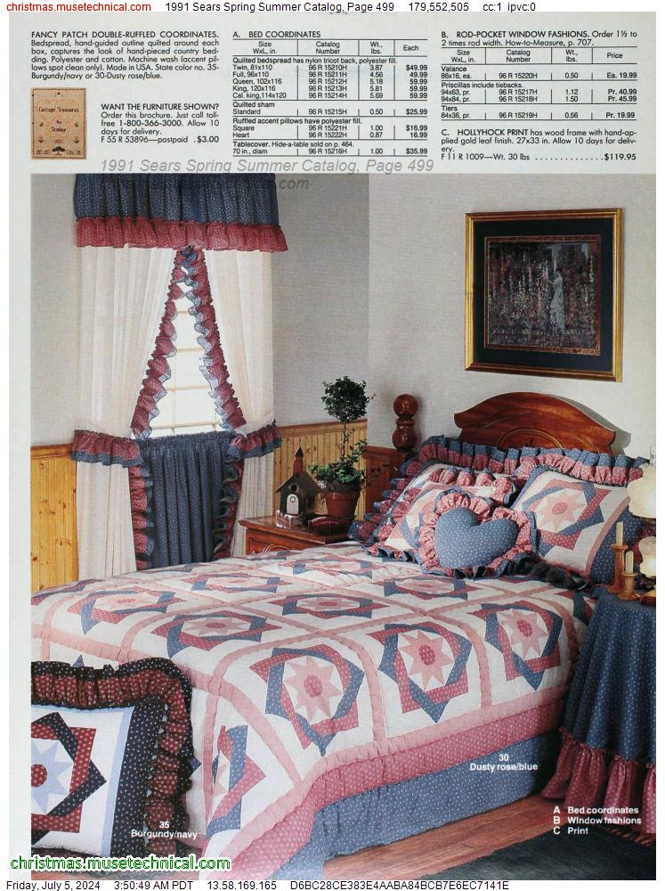 1991 Sears Spring Summer Catalog, Page 499