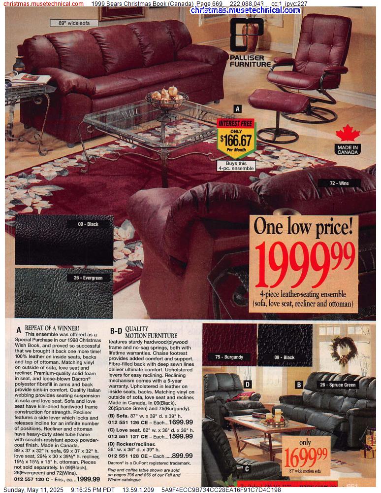 1999 Sears Christmas Book (Canada), Page 669