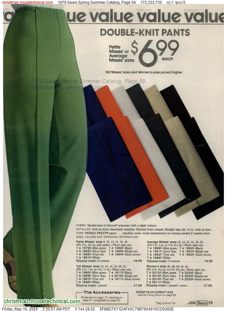 1979 Sears Spring Summer Catalog, Page 59