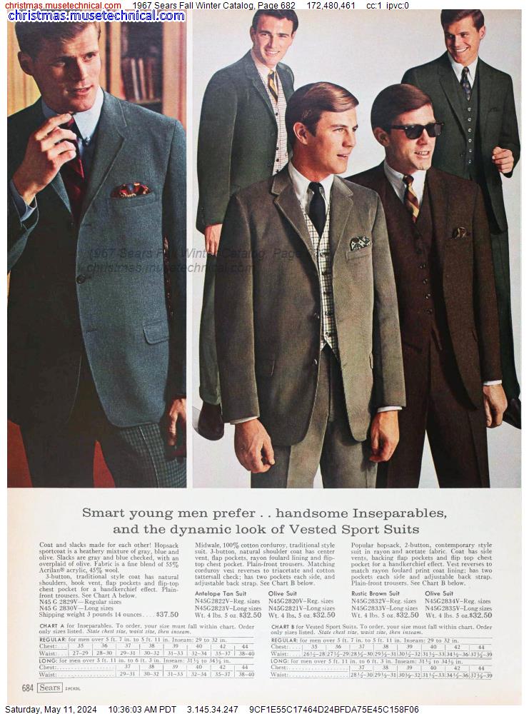 1967 Sears Fall Winter Catalog, Page 682