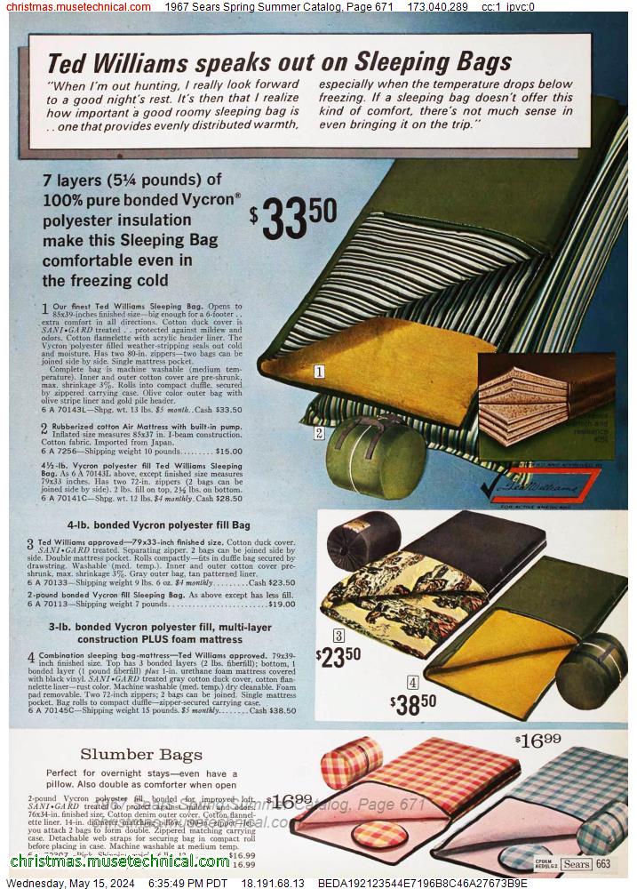 1967 Sears Spring Summer Catalog, Page 671