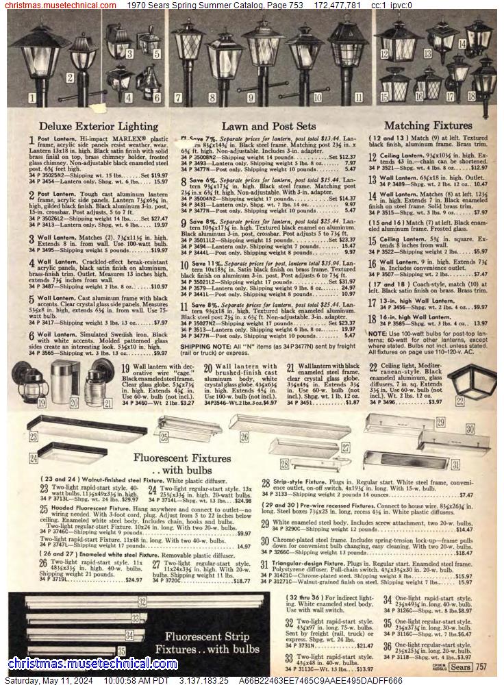 1970 Sears Spring Summer Catalog, Page 753