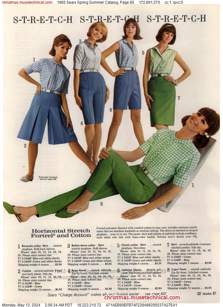 1965 Sears Spring Summer Catalog, Page 85