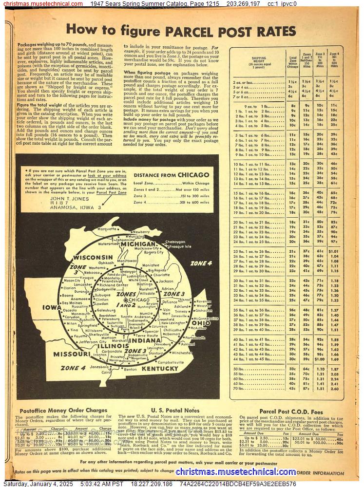 1947 Sears Spring Summer Catalog, Page 1215