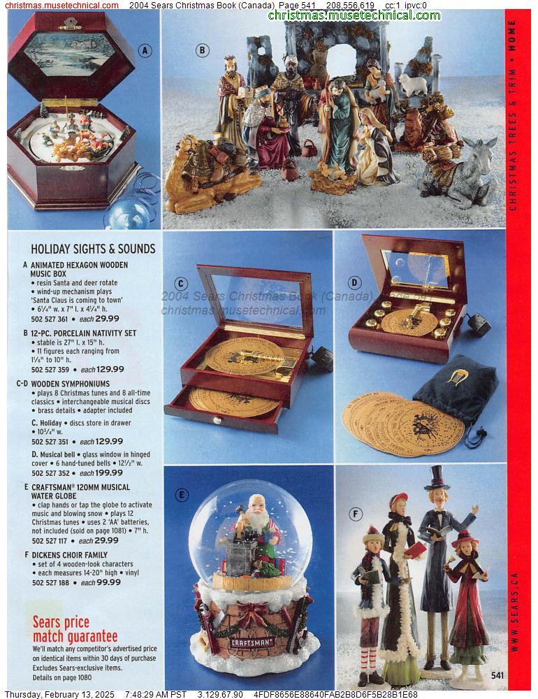 2004 Sears Christmas Book (Canada), Page 541