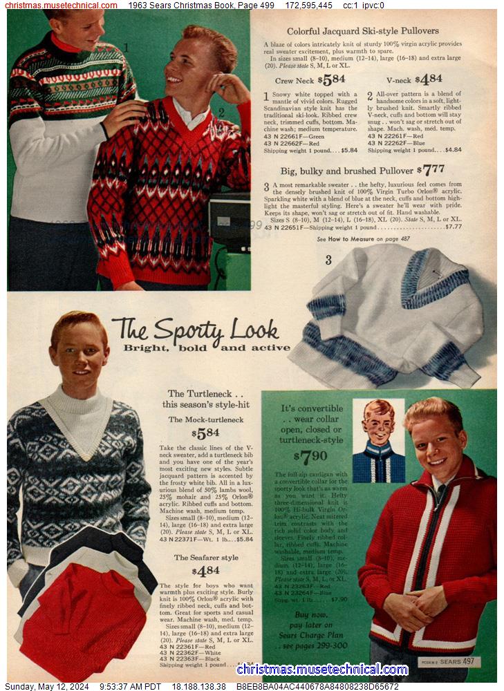 1963 Sears Christmas Book, Page 499