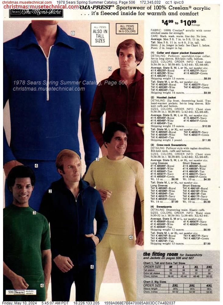 1978 Sears Spring Summer Catalog, Page 506