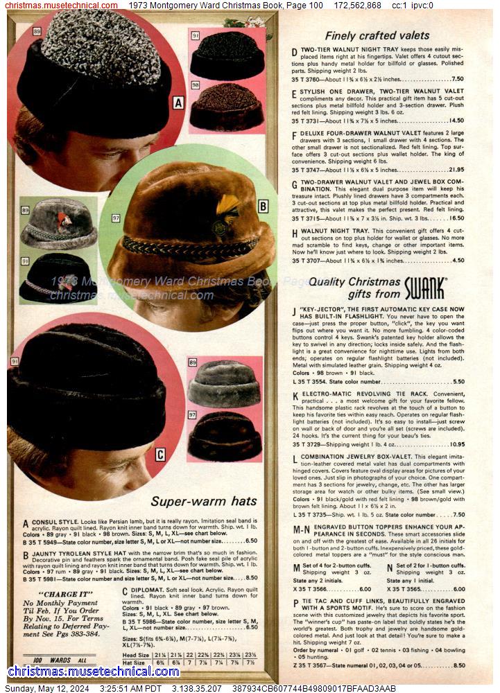 1973 Montgomery Ward Christmas Book, Page 100