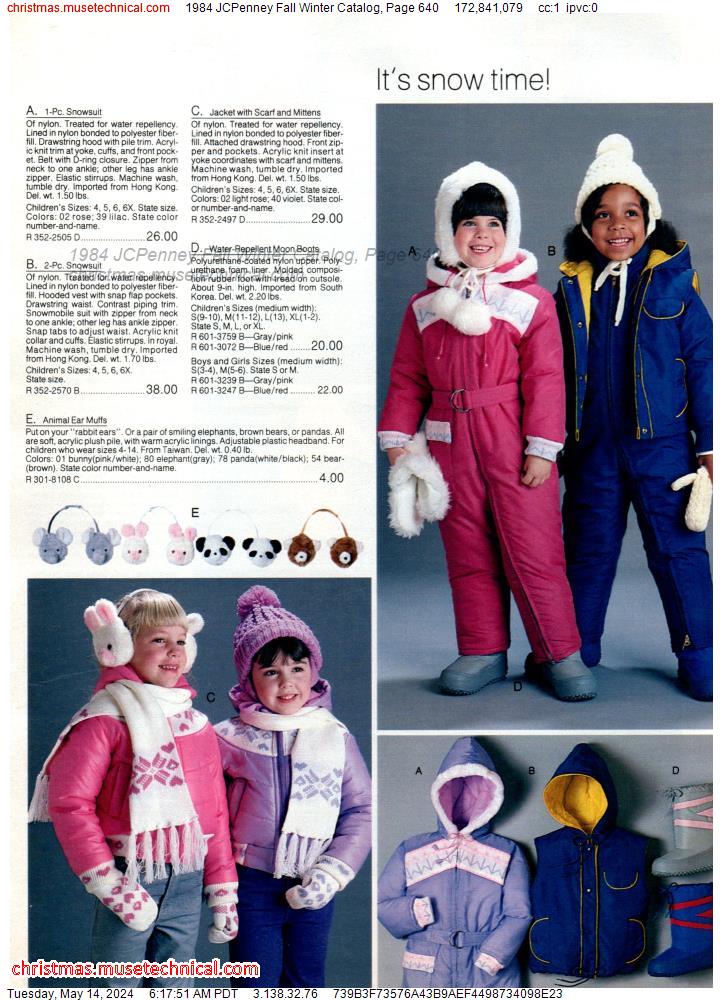 1984 JCPenney Fall Winter Catalog, Page 640