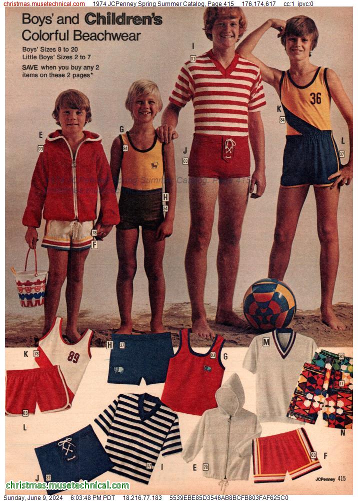 1974 JCPenney Spring Summer Catalog, Page 415