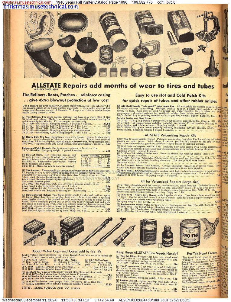 1946 Sears Fall Winter Catalog, Page 1096