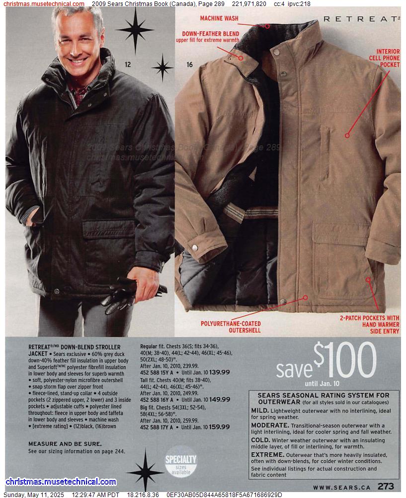 2009 Sears Christmas Book (Canada), Page 289