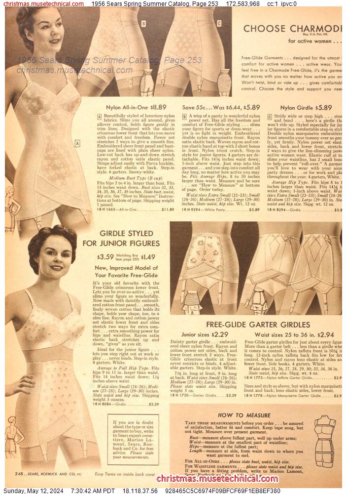 1956 Sears Spring Summer Catalog, Page 253