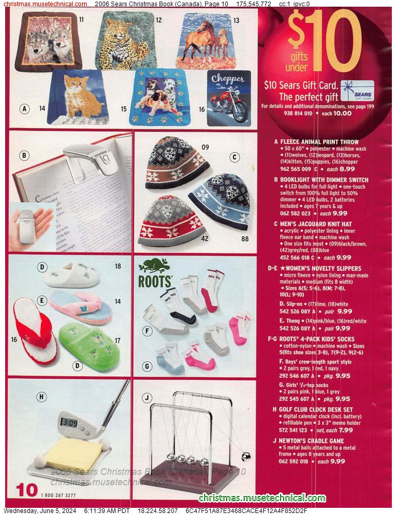 2006 Sears Christmas Book (Canada), Page 10
