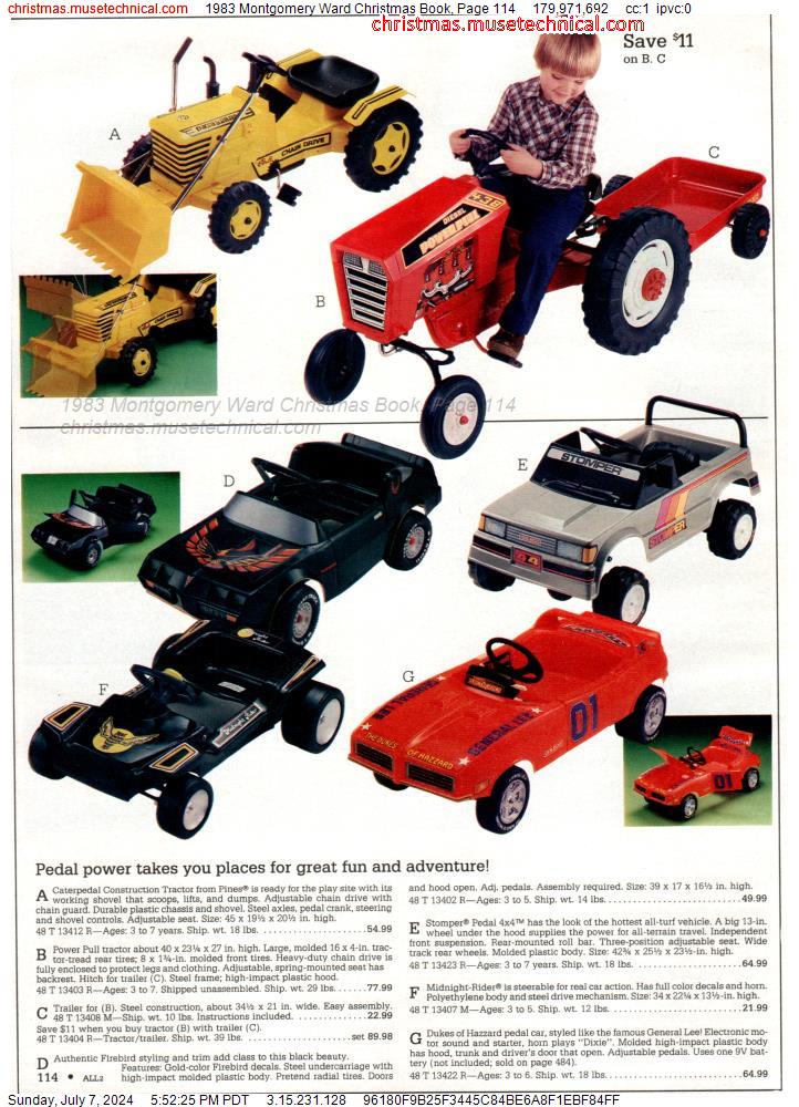 1983 Montgomery Ward Christmas Book, Page 114