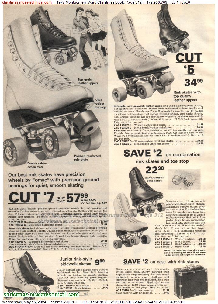 1977 Montgomery Ward Christmas Book, Page 312