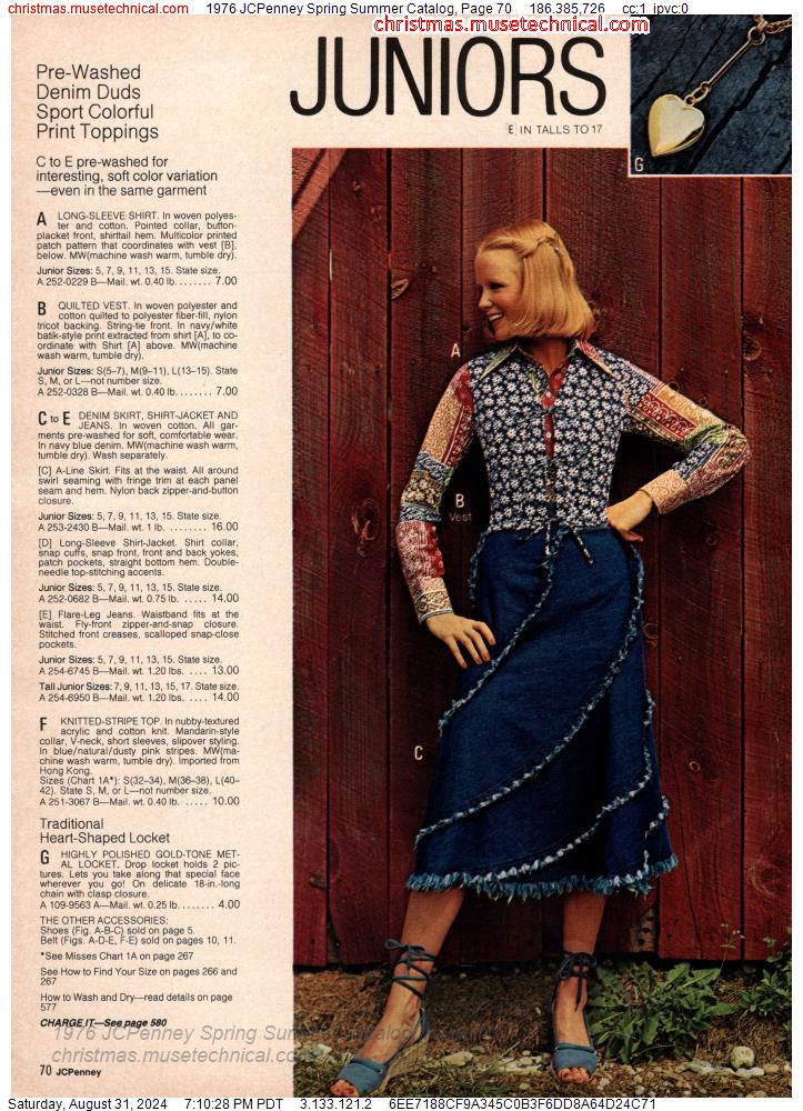 1976 JCPenney Spring Summer Catalog, Page 70