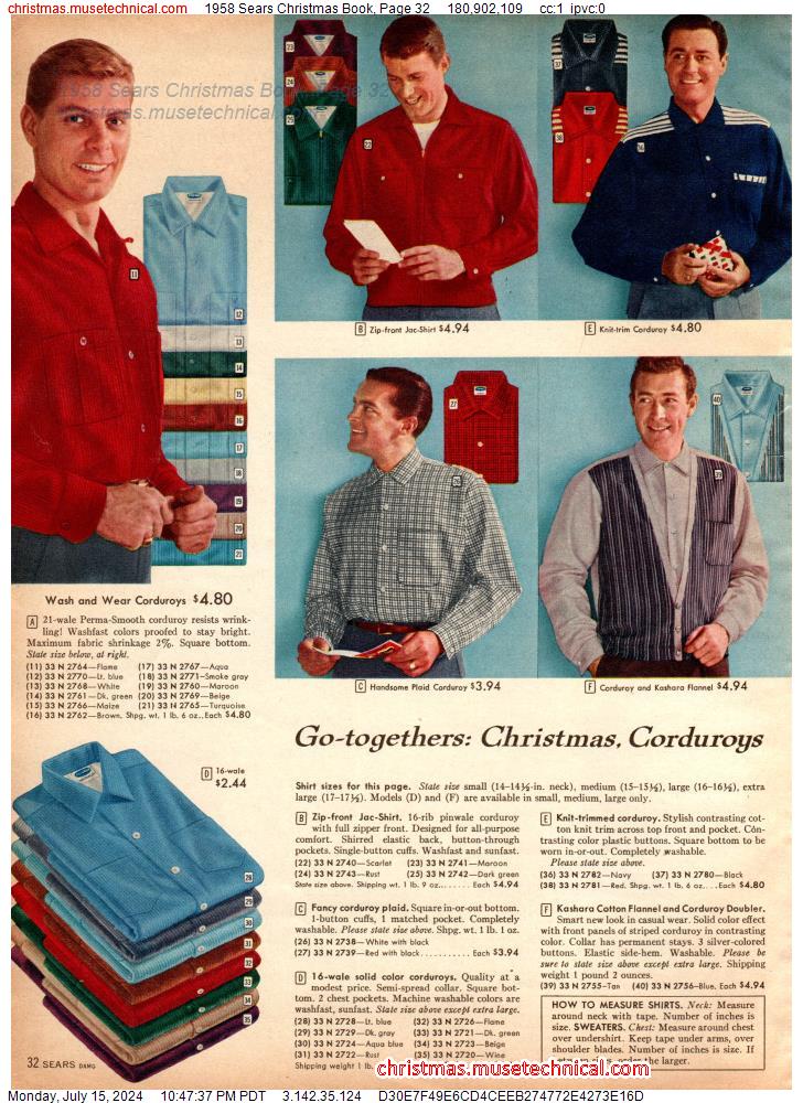 1958 Sears Christmas Book, Page 32