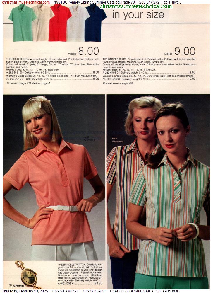 1981 JCPenney Spring Summer Catalog, Page 70