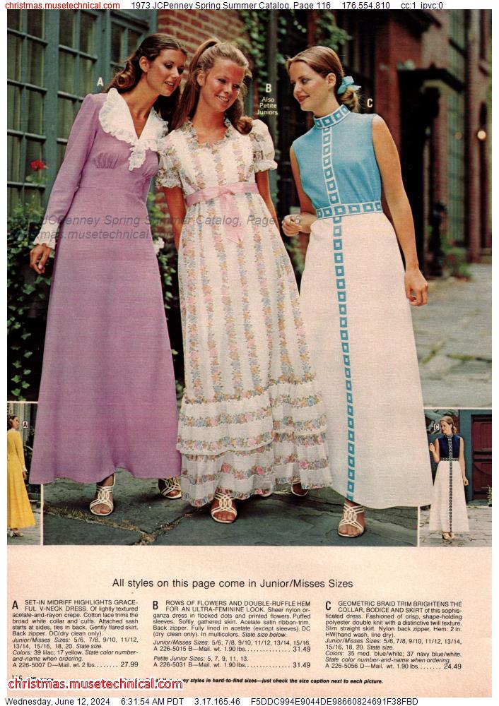 1973 JCPenney Spring Summer Catalog, Page 116