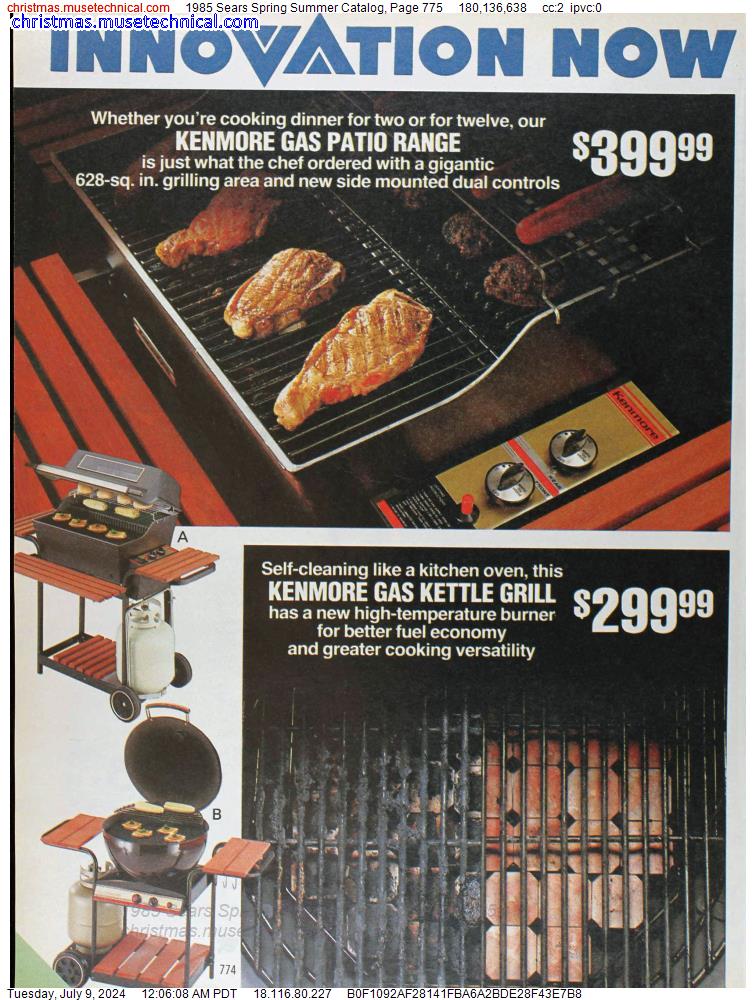 1985 Sears Spring Summer Catalog, Page 775