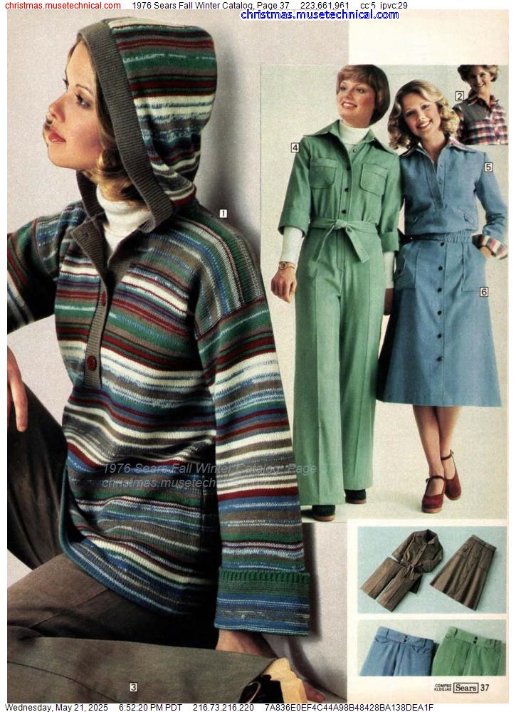 1976 Sears Fall Winter Catalog, Page 37