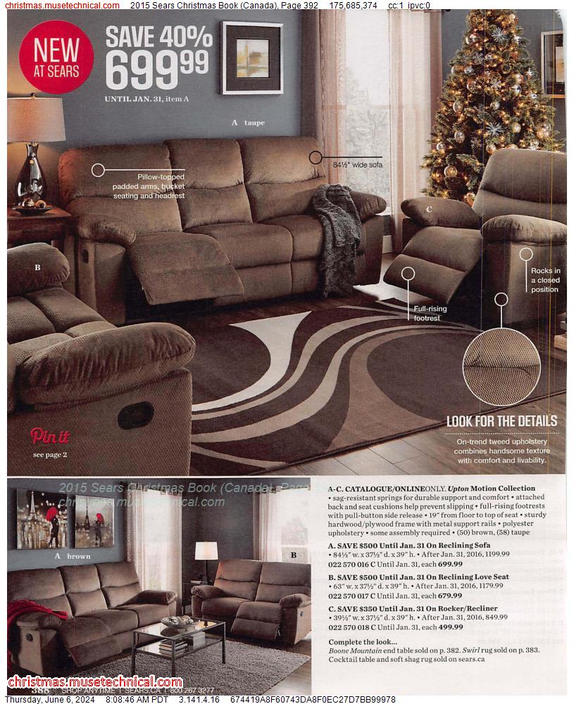 2015 Sears Christmas Book (Canada), Page 392