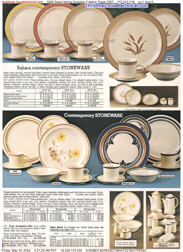 1980 Sears Spring Summer Catalog, Page 1267