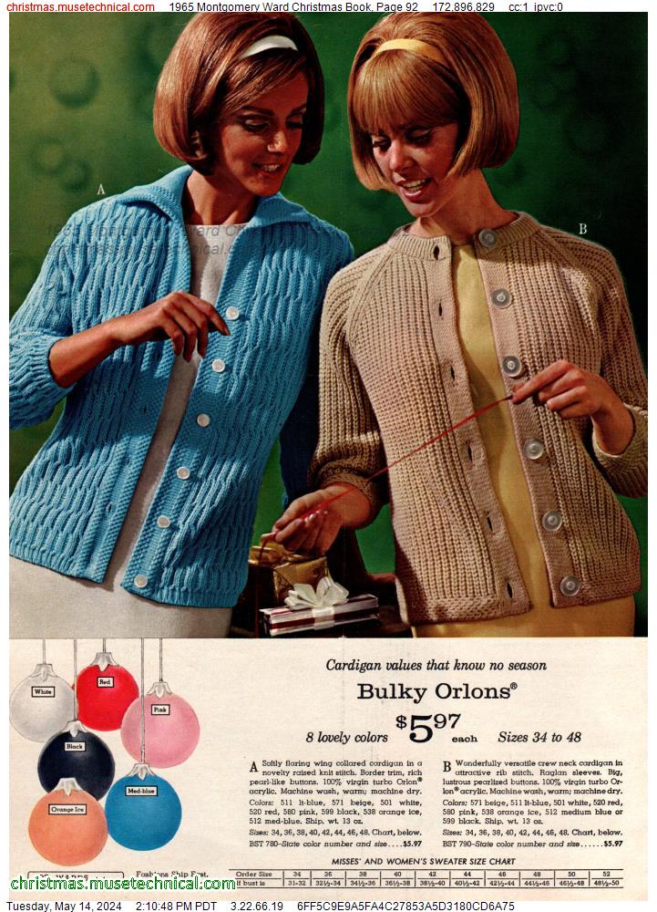 1965 Montgomery Ward Christmas Book, Page 92