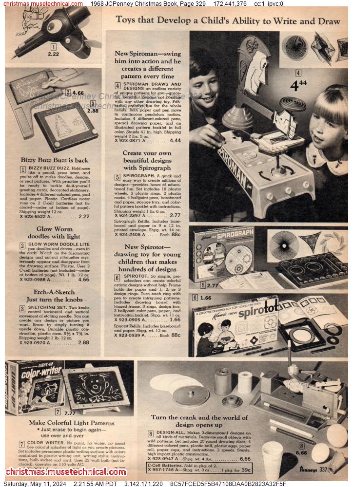1968 JCPenney Christmas Book, Page 329