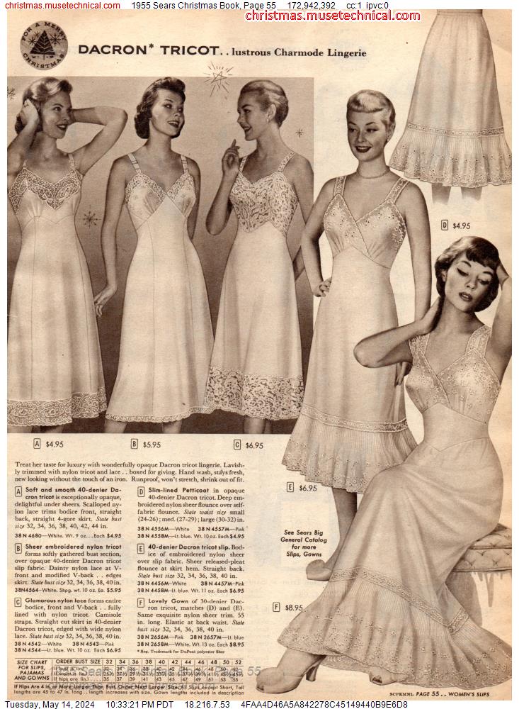 1955 Sears Christmas Book, Page 55