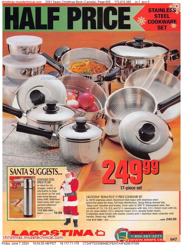 2001 Sears Christmas Book (Canada), Page 655