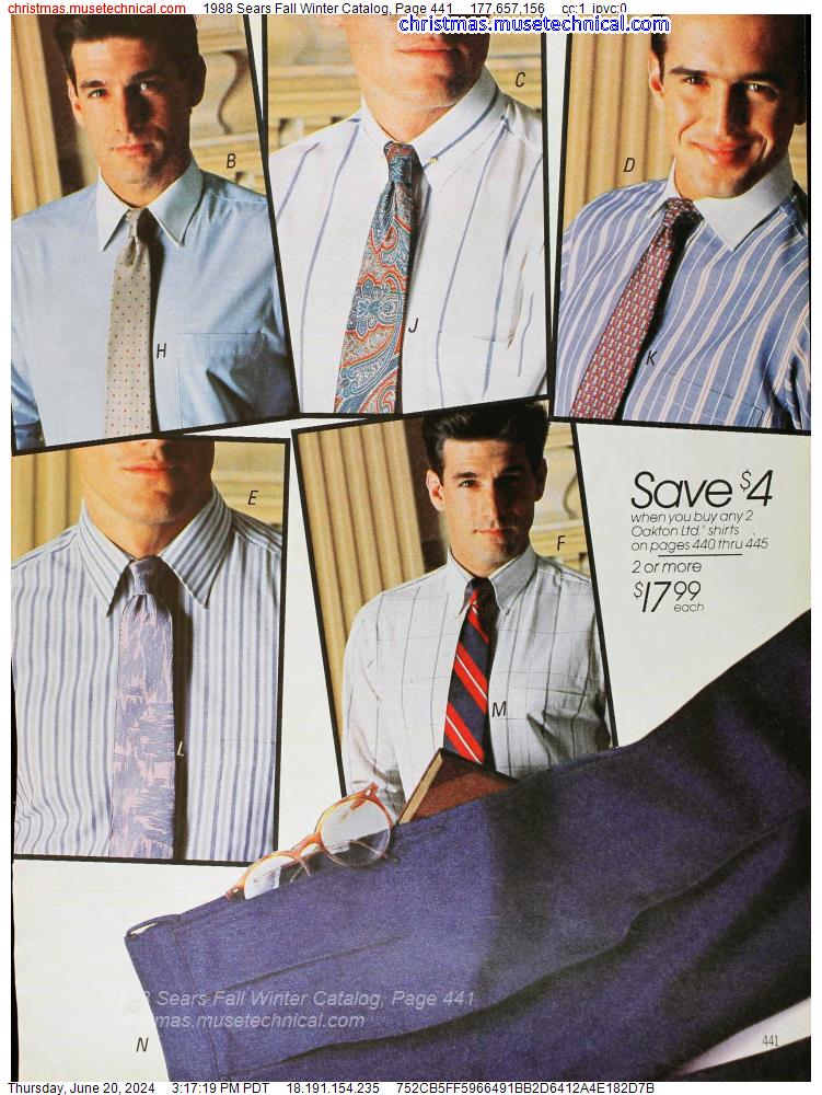1988 Sears Fall Winter Catalog, Page 441