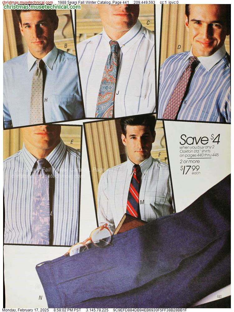 1988 Sears Fall Winter Catalog, Page 441