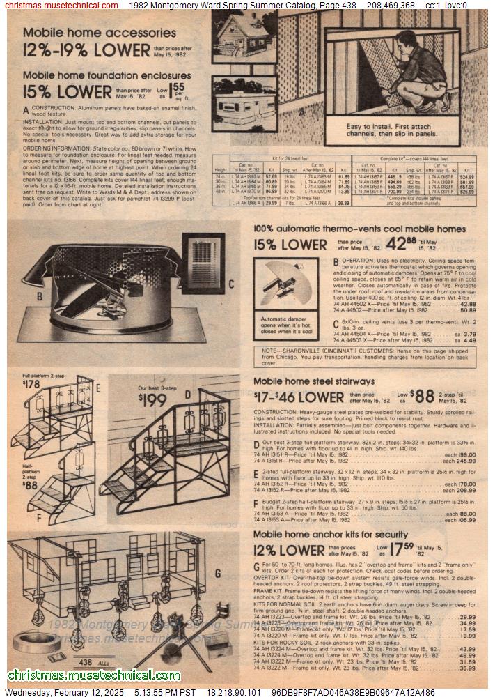 1982 Montgomery Ward Spring Summer Catalog, Page 438