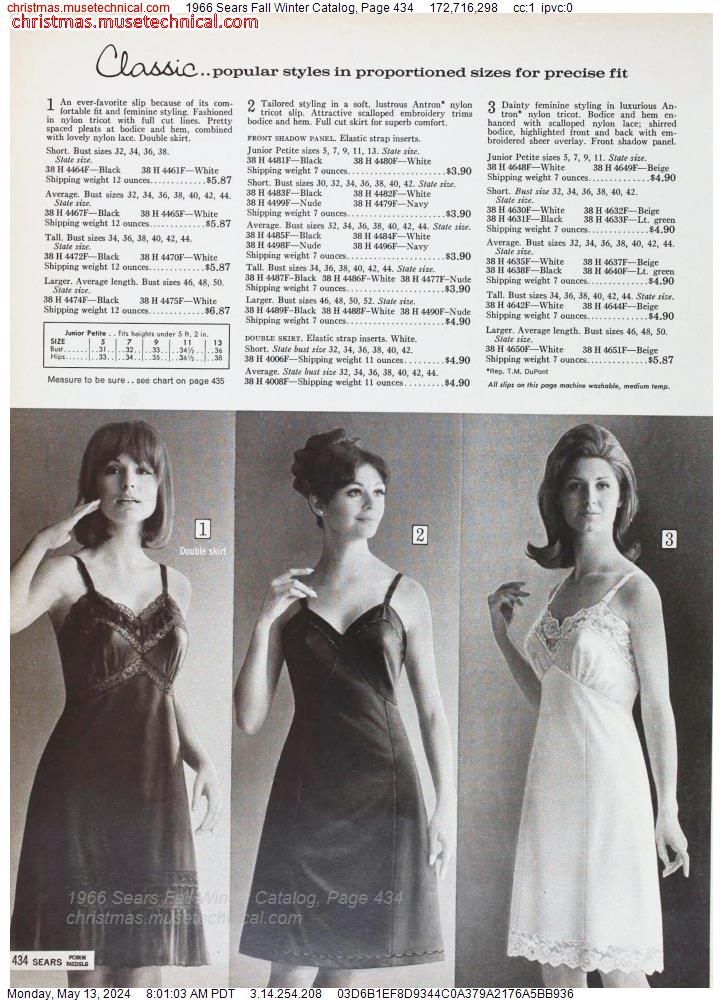 1966 Sears Fall Winter Catalog, Page 434