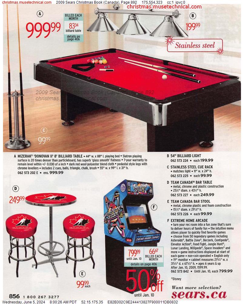2009 Sears Christmas Book (Canada), Page 892
