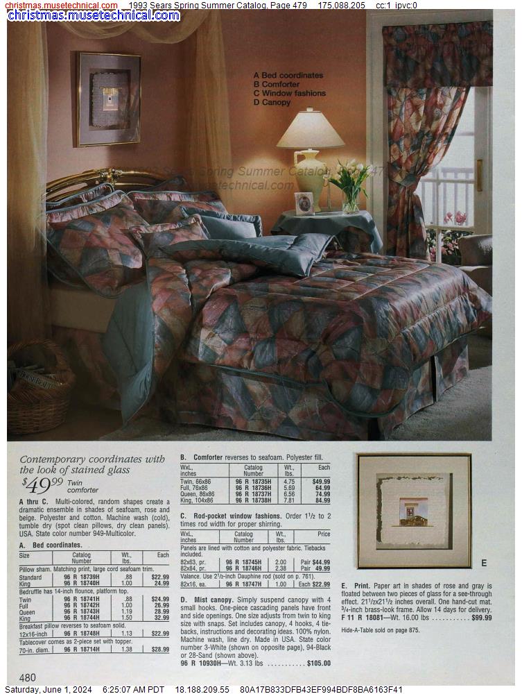 1993 Sears Spring Summer Catalog, Page 479