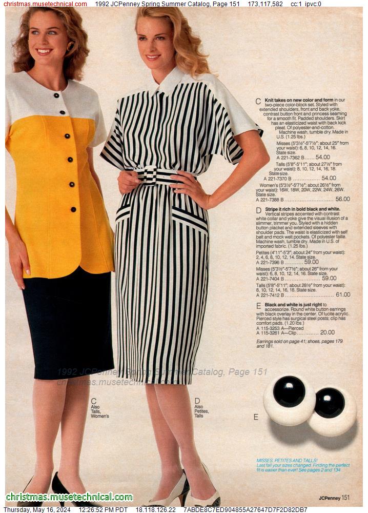 1992 JCPenney Spring Summer Catalog, Page 151