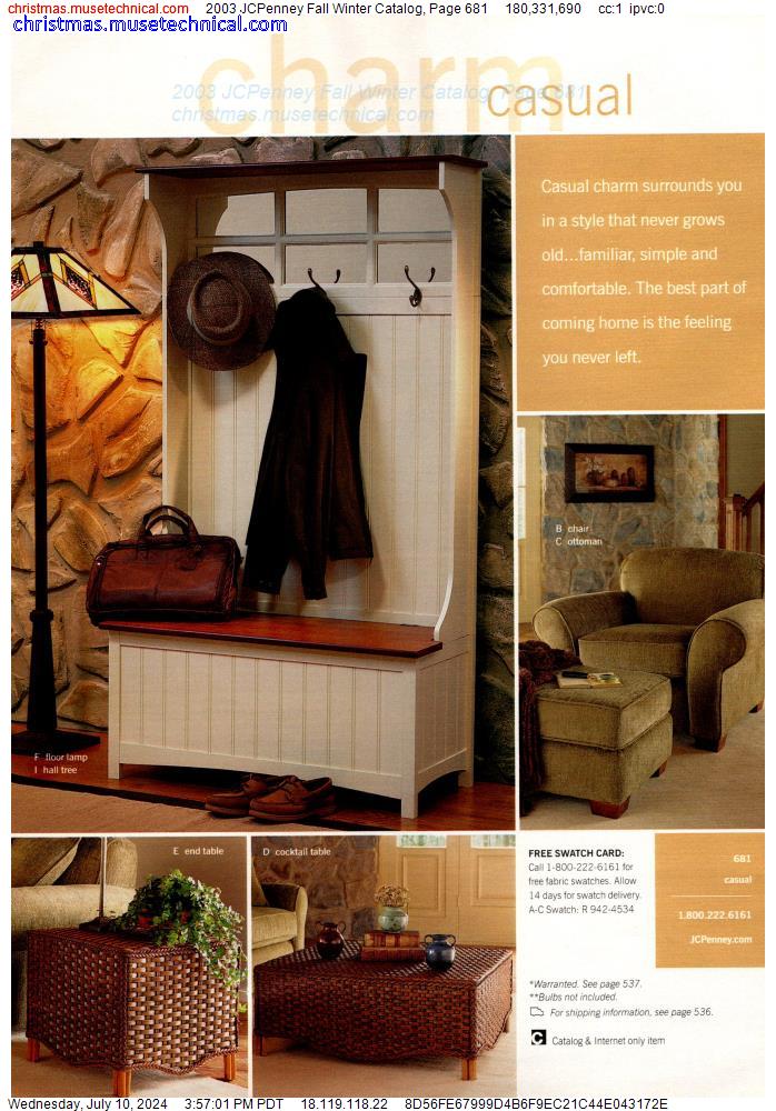 2003 JCPenney Fall Winter Catalog, Page 681