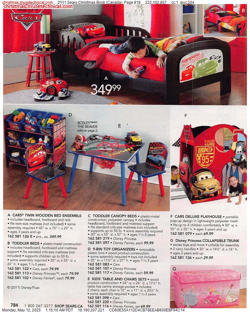 2011 Sears Christmas Book (Canada), Page 818