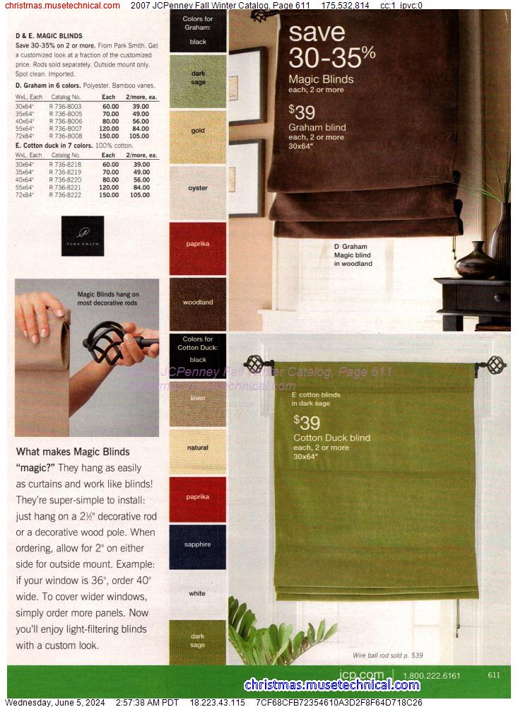 2007 JCPenney Fall Winter Catalog, Page 611