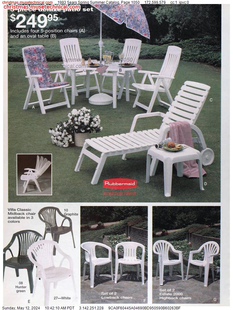 1993 Sears Spring Summer Catalog, Page 1050