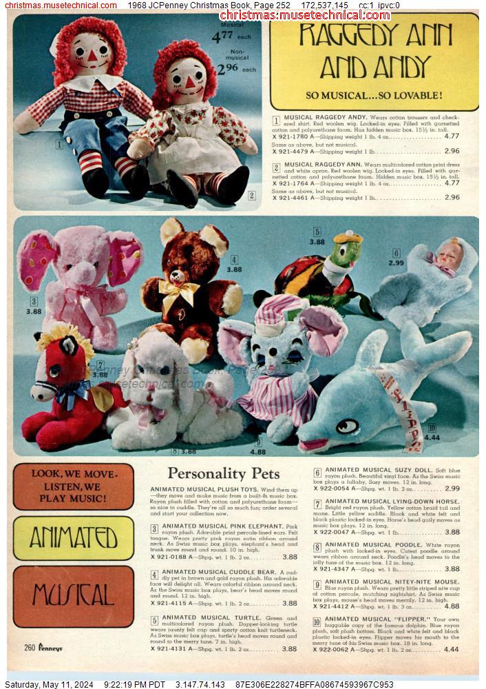 1968 JCPenney Christmas Book, Page 252