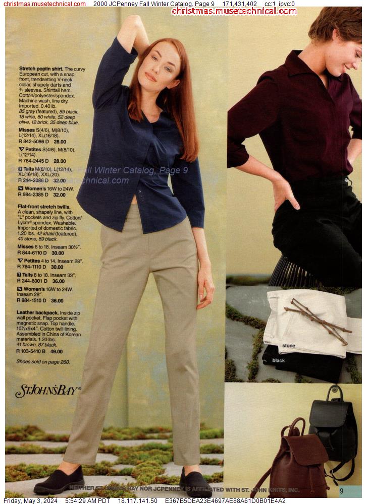 2000 JCPenney Fall Winter Catalog, Page 9