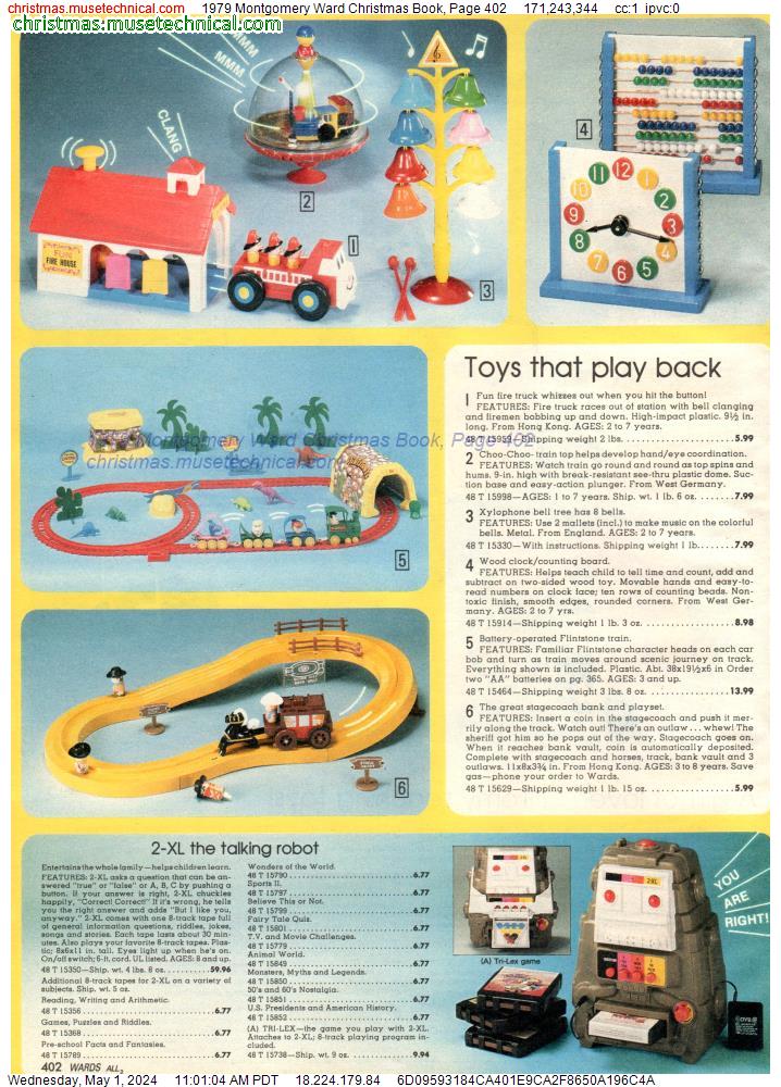 1979 Montgomery Ward Christmas Book, Page 402