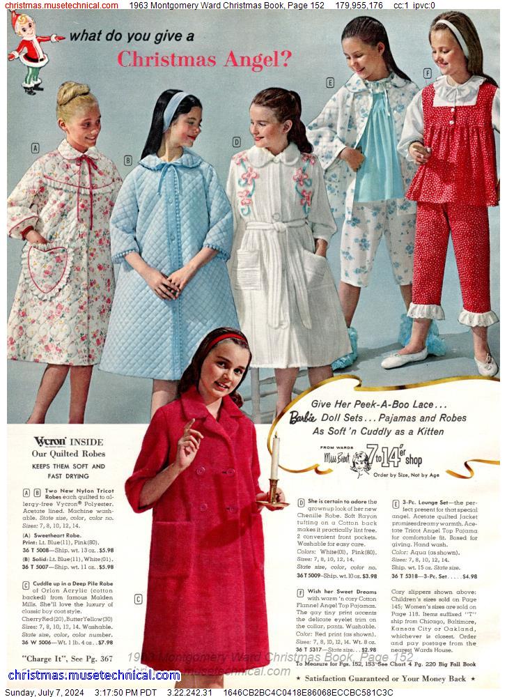 1963 Montgomery Ward Christmas Book, Page 152